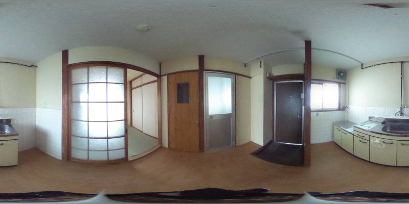 パノラマ画像キッチン