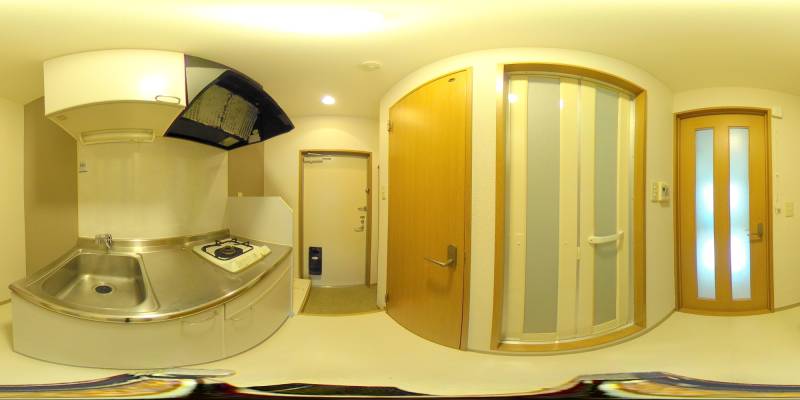 パノラマ画像キッチン