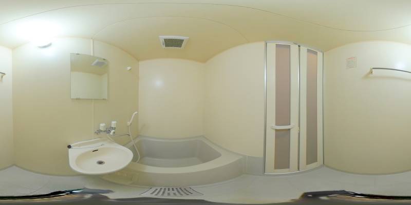 パノラマ画像バスルーム