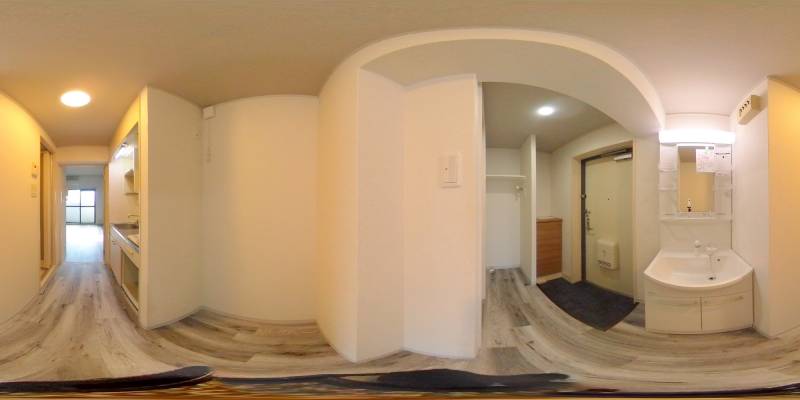 パノラマ画像洗面所