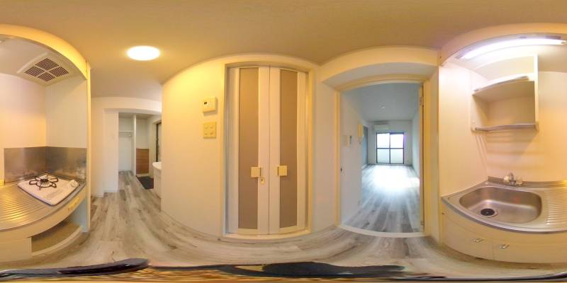 パノラマ画像キッチン