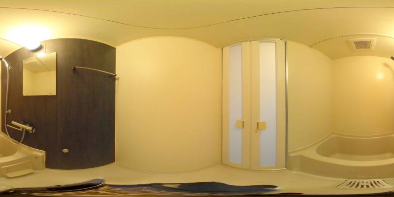 パノラマ画像バスルーム