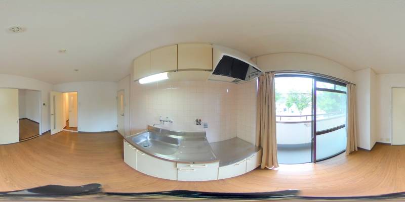 パノラマ画像キッチン