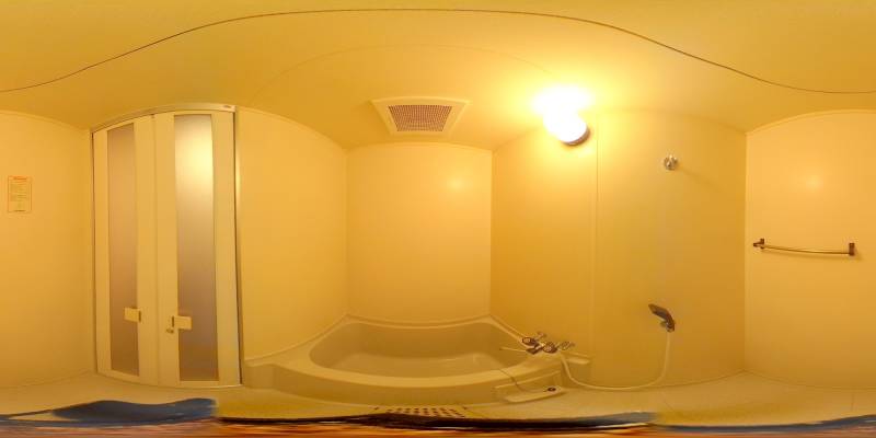 パノラマ画像バスルーム