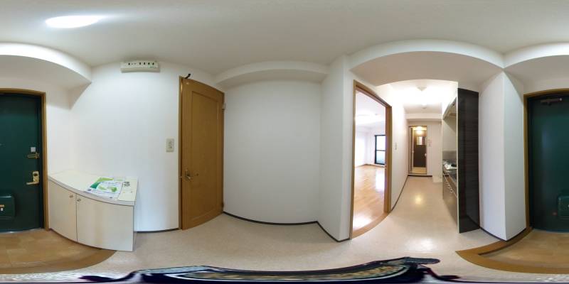 パノラマ画像玄関