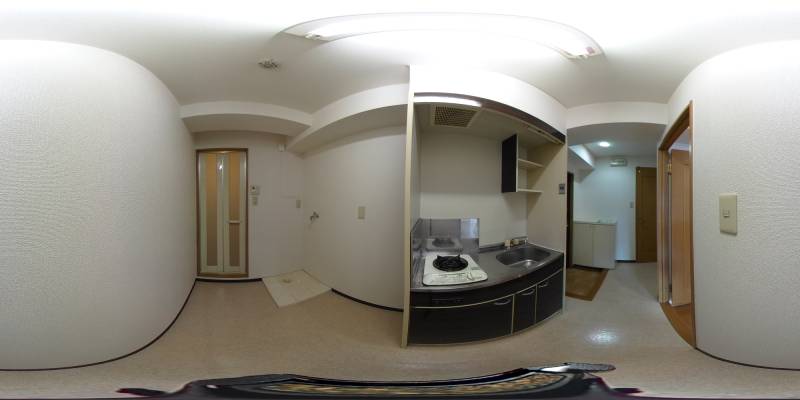 パノラマ画像キッチン