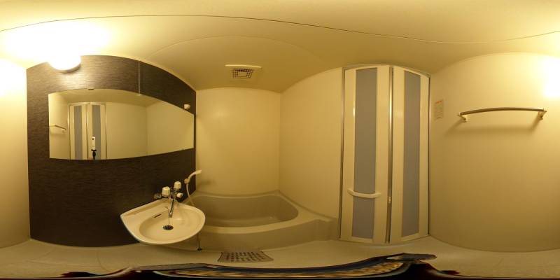 パノラマ画像バスルーム