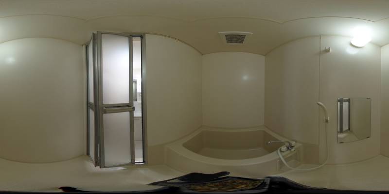 パノラマ画像バスルーム