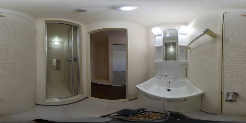 パノラマ画像洗面所