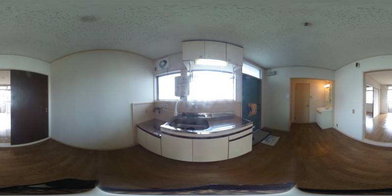 パノラマ画像キッチン