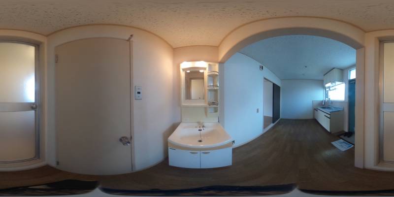 パノラマ画像洗面所