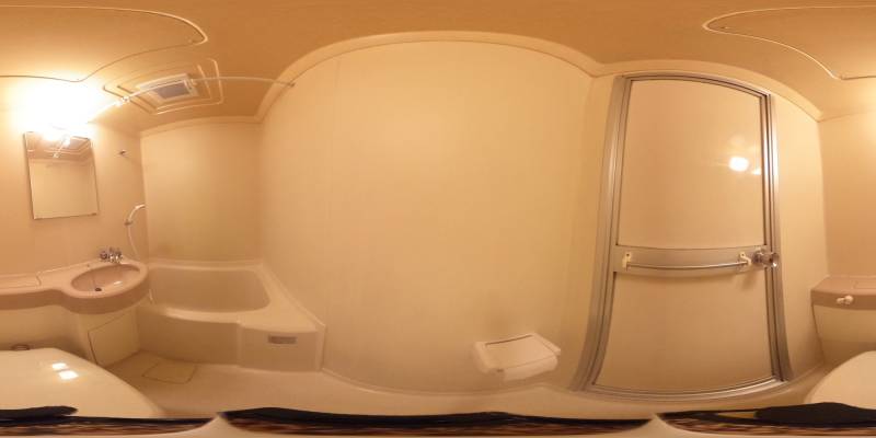 パノラマ画像バスルーム