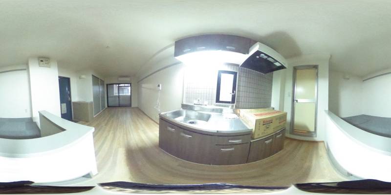 パノラマ画像キッチン