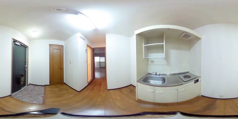 パノラマ画像キッチン