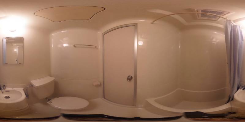 パノラマ画像バスルーム