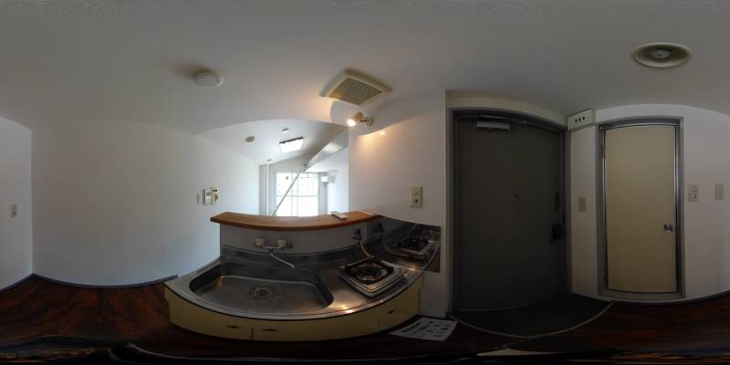 パノラマ画像キッチン