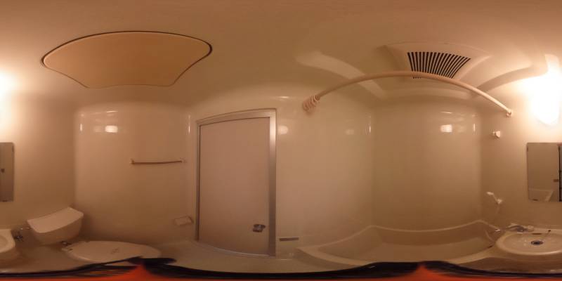 パノラマ画像バスルーム