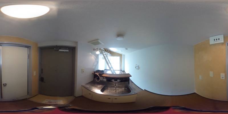 パノラマ画像キッチン