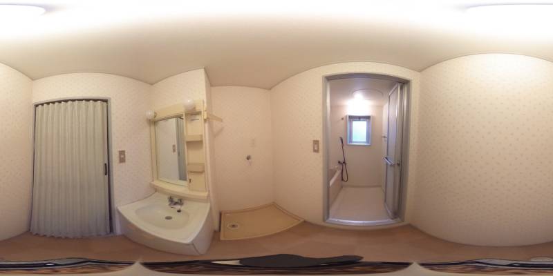 パノラマ画像洗面所