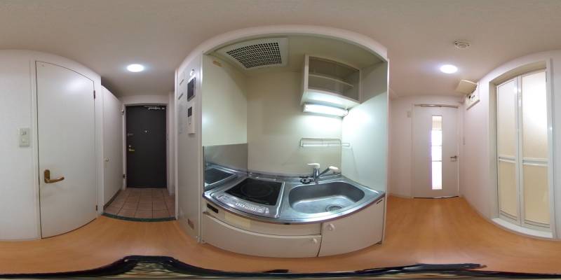 パノラマ画像キッチン