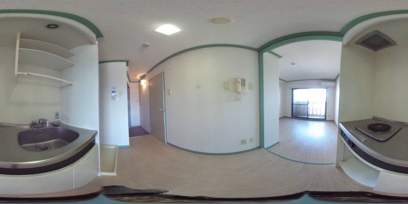 パノラマ画像キッチン