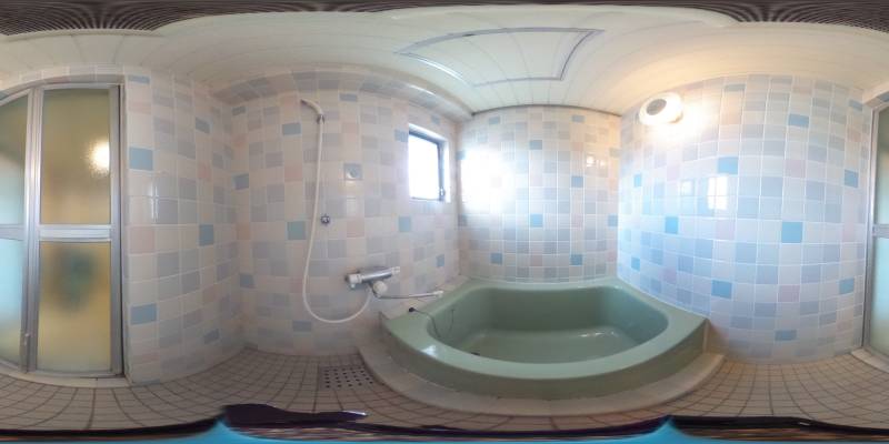 パノラマ画像バスルーム