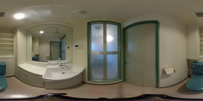 パノラマ画像トイレ