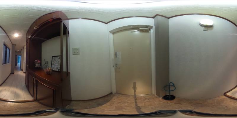 パノラマ画像玄関