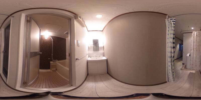 パノラマ画像洗面所
