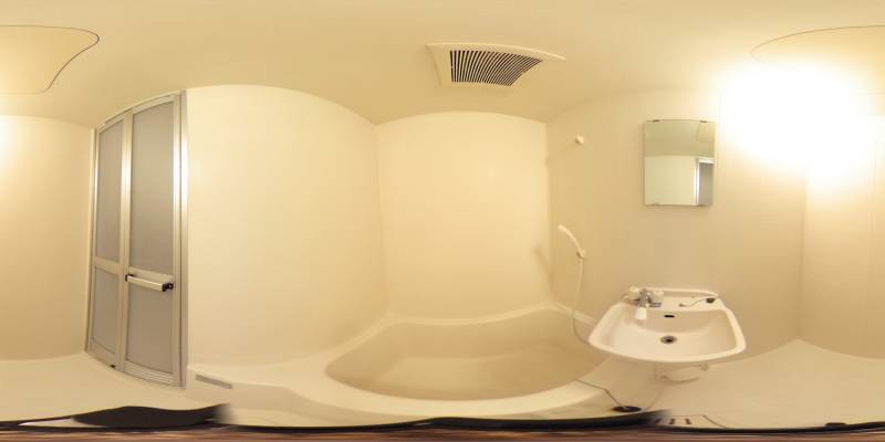 パノラマ画像バスルーム