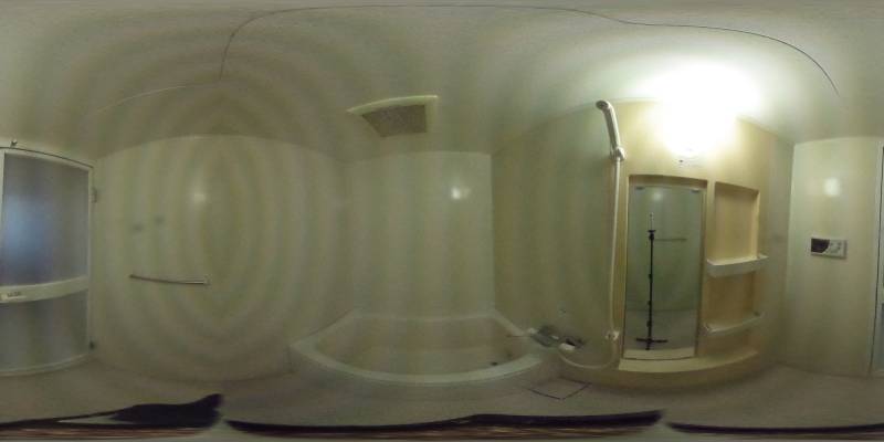 パノラマ画像バスルーム