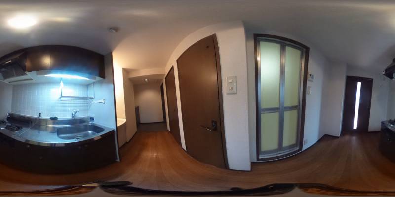 パノラマ画像キッチン