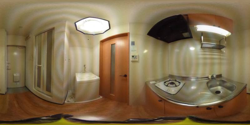 パノラマ画像キッチン