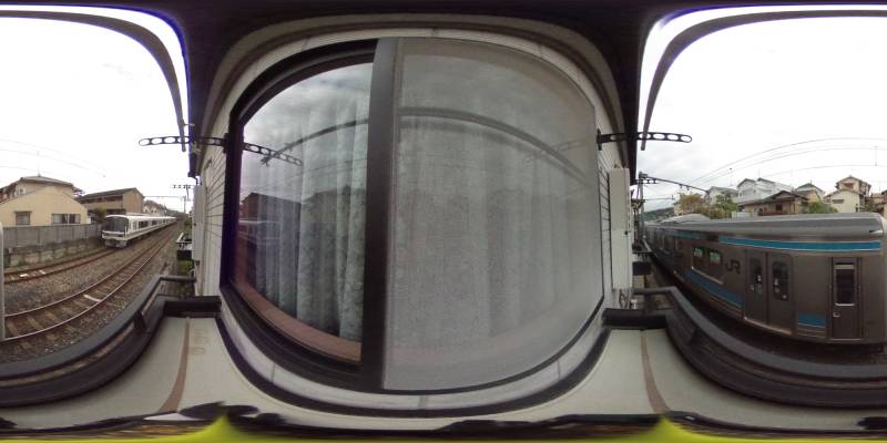 パノラマ画像バルコニー