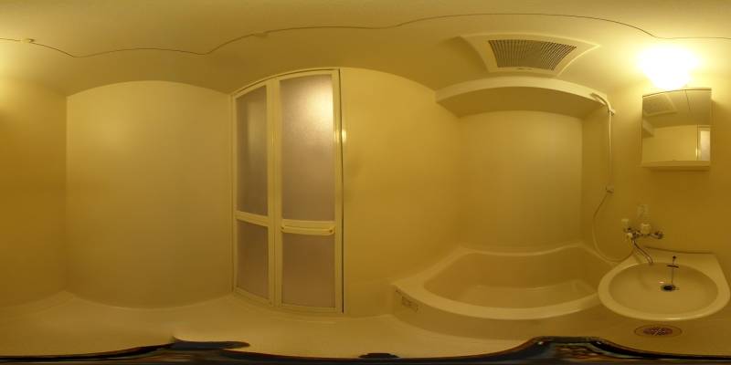 パノラマ画像バスルーム