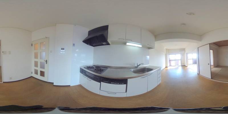 パノラマ画像キッチン