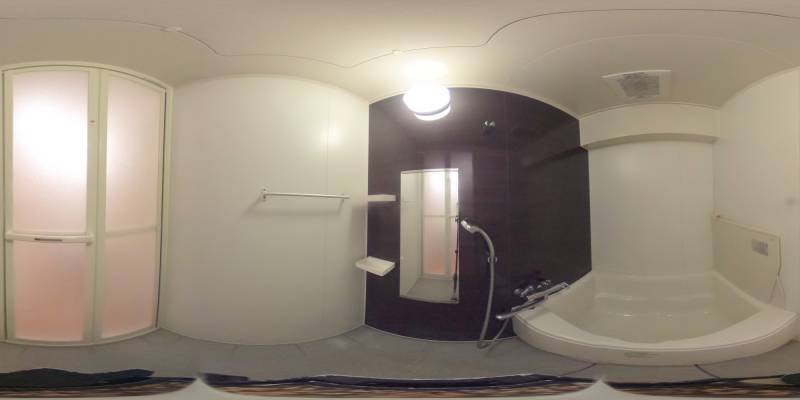 パノラマ画像バスルーム