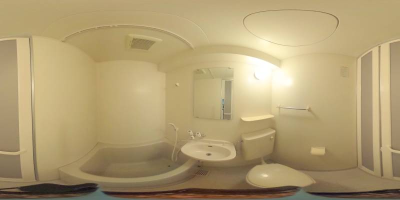 パノラマ画像バスルーム