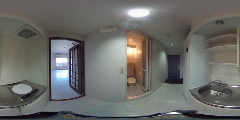 パノラマ画像キッチン