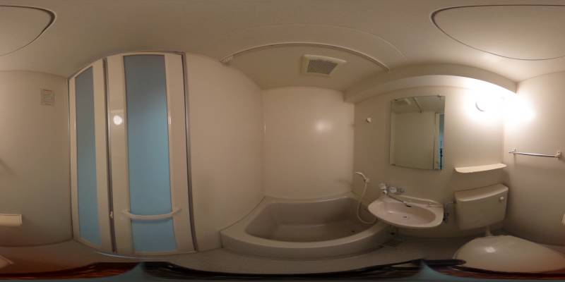 パノラマ画像バスルーム