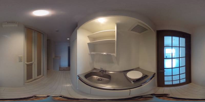 パノラマ画像キッチン