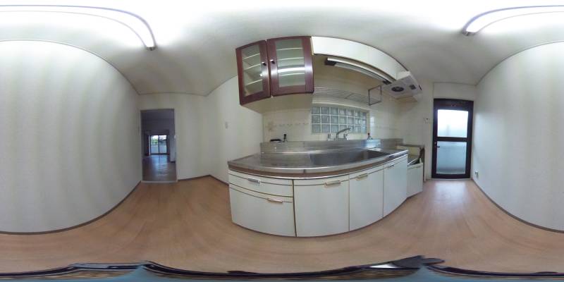 パノラマ画像キッチン