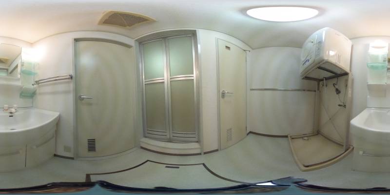 パノラマ画像洗面所