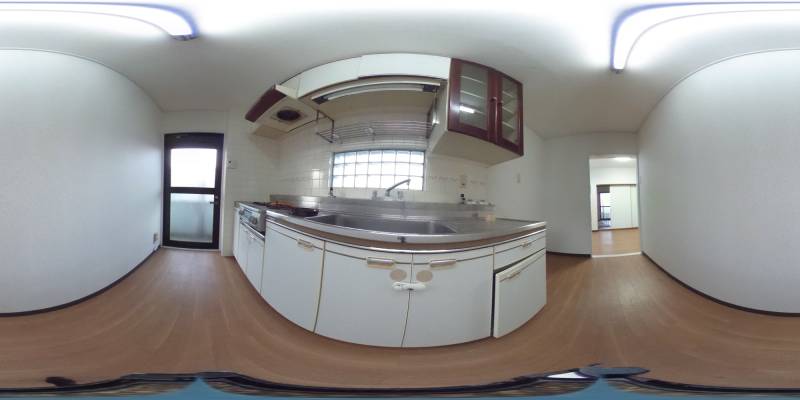 パノラマ画像キッチン