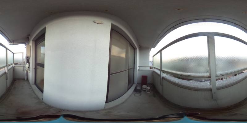 パノラマ画像バルコニー