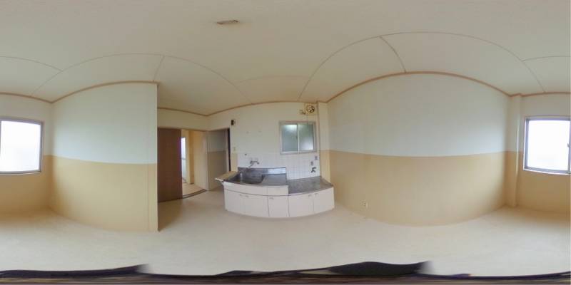 パノラマ画像キッチン