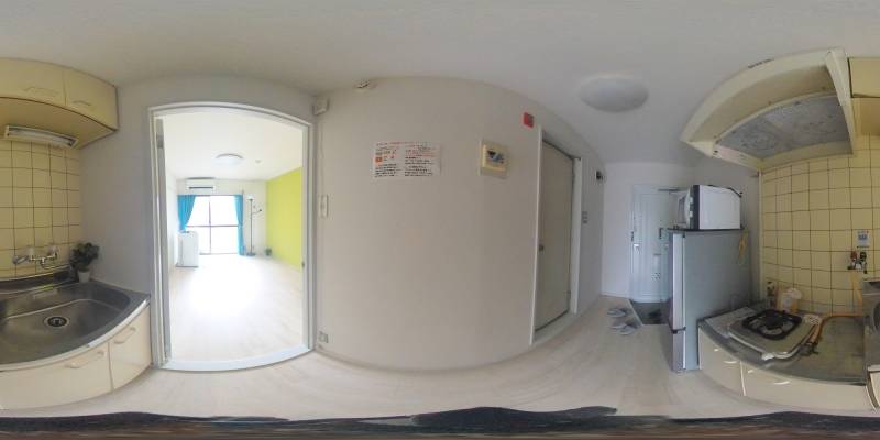 パノラマ画像キッチン