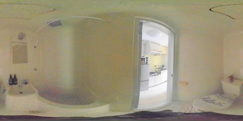 パノラマ画像バスルーム