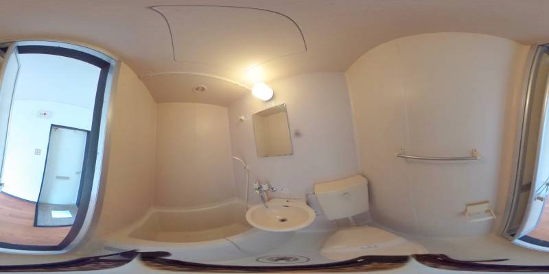 パノラマ画像バスルーム