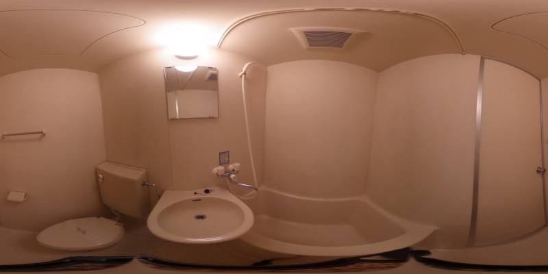 パノラマ画像バスルーム